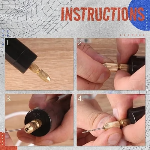 ✨Handy Drilling Electric Tool (6 drill bits)✨