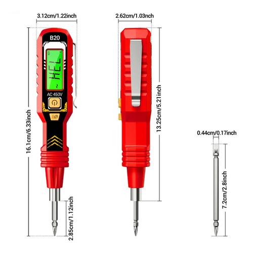 ✍️⚡Intelligent Non-Contact Voltage Tester - Safe & Efficient Electrician's Best Tool💡