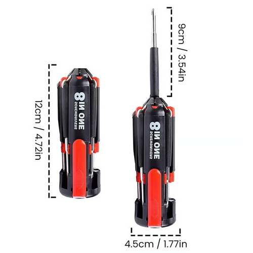 🔥8 Screwdrivers in 1 Tool with Worklight and Flashlight