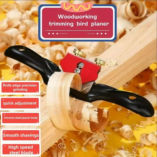 Tired of Rough Edges? Smooth It Like a Pro!Say goodbye to uneven surfaces and hello to flawless woodworking! Our Woodworking Bird Planing tool features SK2 blades and double-screw adjustment for precision planing every time. Whether you're crafting a table or restoring a vintage chair, this is the tool that makes your work stand out. 🌟 👉
