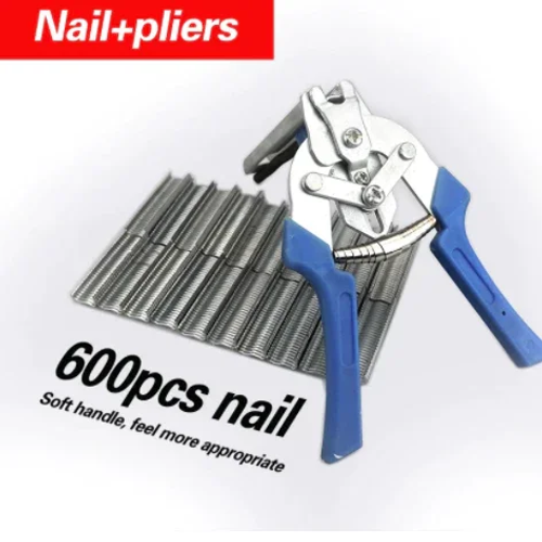 😎Building a wire fence with Type M Nail Ring Pliers,makes your work efficiency with the automatic nailing design, all you have to do is to clip through it. Get Yours here👉👉
