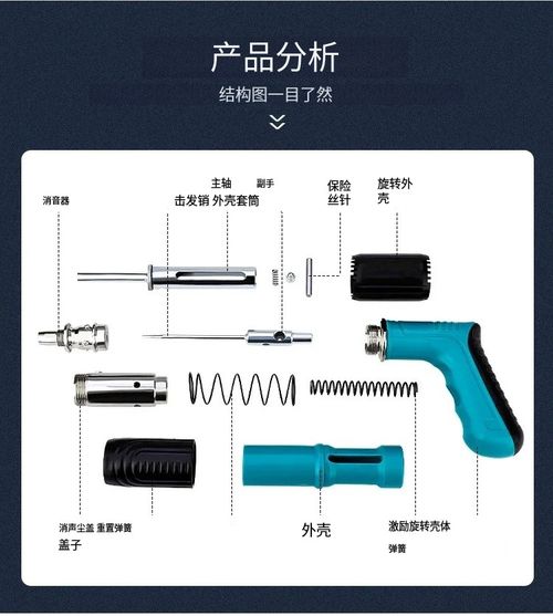 Wall Fastening Steel Nail Gun