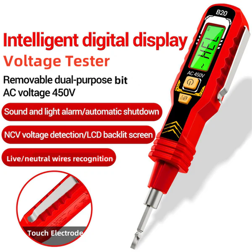 ✍️⚡Intelligent Non-Contact Voltage Tester - Safe & Efficient Electrician's Best Tool💡