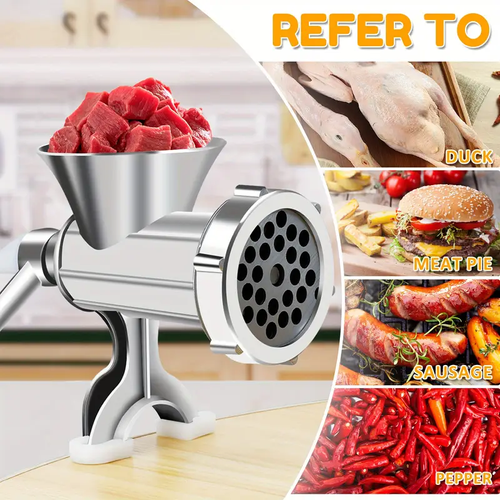 Multi-Function Meat Mincer Large Mincing Meat Machine - Household Enema Hand Mincing Garlic Filling Sausage