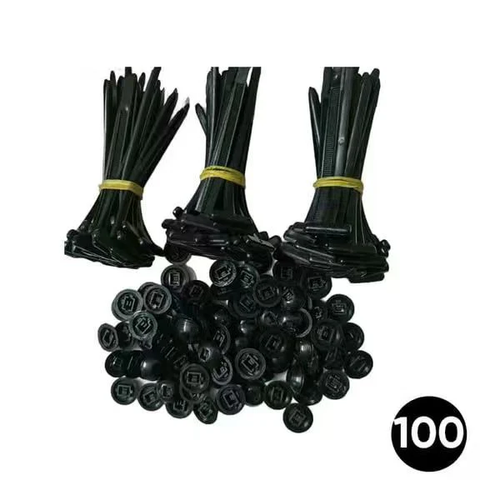 🚗50pcs Nylon Universal Cable Tie Buckle