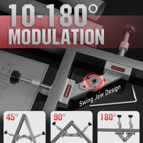 🔧 Versatile Adjustable Tube Clamp – Perfect for Welding & Woodworking! 🔨  ✔ Fits multiple sizes – Works with round, square & rectangular tubes ✔ Strong & stable – Keeps workpieces secure for precise welding or glue-ups ✔ Heavy-duty build – Durable steel construction for long-lasting use ✔ Quick-adjust – Saves time with easy setup & release  Ideal for fabricators, welders, and woodworkers! 🚀
