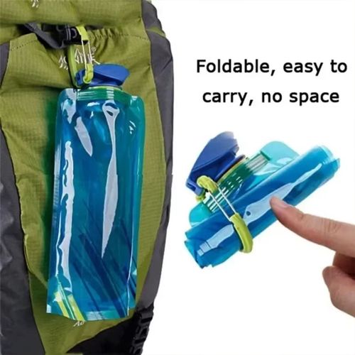 High Quality 5L Outdoor Camping Folding Plastic Water Container Portable Folding Water Pouch Folding Water Bottle with Custom