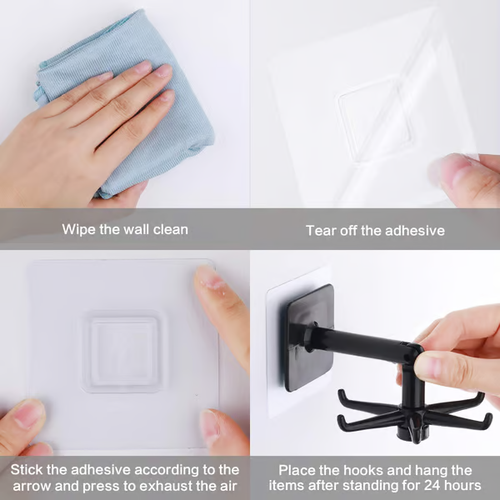 360° Rotating Folding Hook 😍Using his home much tidy, he can easily install it in any location.😍 I like him