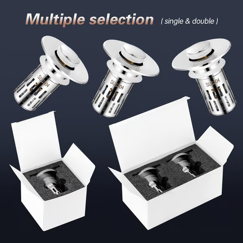 No more clogged drain pipes! This stainless steel drain stopper is everything your sink or tub needs! Isolate odor and prevent cockroaches
