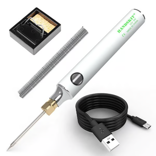 USB portable electric soldering iron set