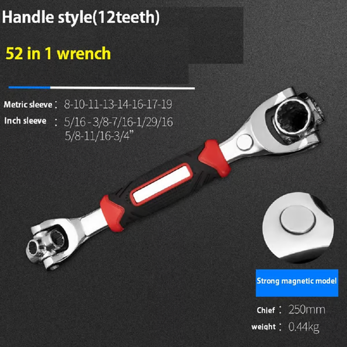 Multifunctional wrench universal 52 in 1