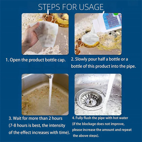 ✨Multi-Use Powerful Anti-Clog Drain Cleaner