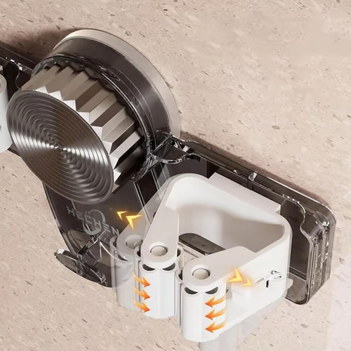 🔥 Creative Suction Cup Mop Clamp
