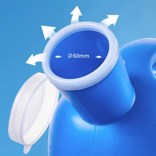 2000ml Men's Urinal – Sleep Easy, Stay Dry, No Spills