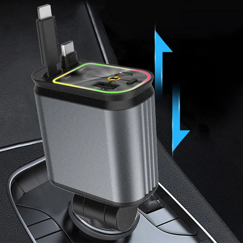 2025 New Model  4 in 1 Fast Charging Car Charger 120W with Star💫