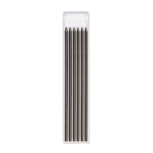 Carpenter Pencil with Sharpener, Mechanical Pencils Set with 24 Refills, Deep Hole Marker for Construction, Heavy Duty Woodworking Pencils for Architect