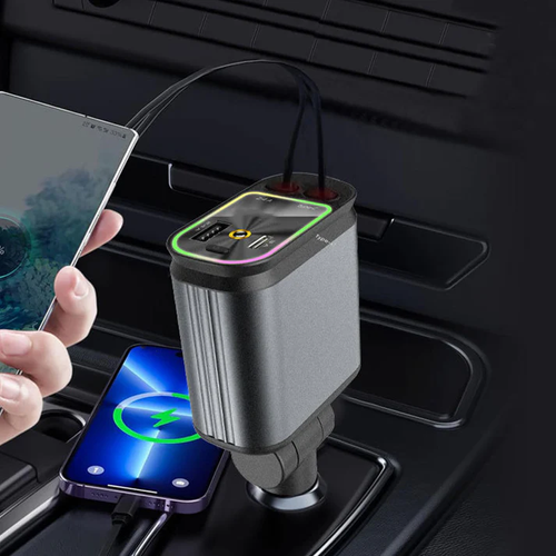 2025 New Model  4 in 1 Fast Charging Car Charger 120W with Star💫