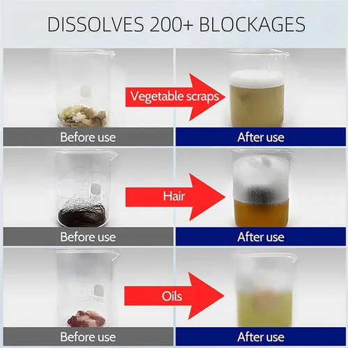 ✨Multi-Use Powerful Anti-Clog Drain Cleaner