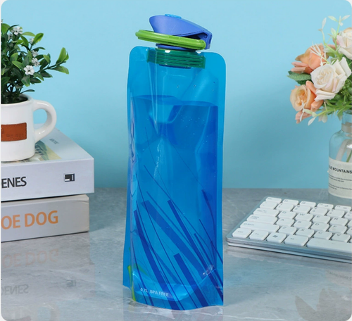 High Quality 5L Outdoor Camping Folding Plastic Water Container Portable Folding Water Pouch Folding Water Bottle with Custom