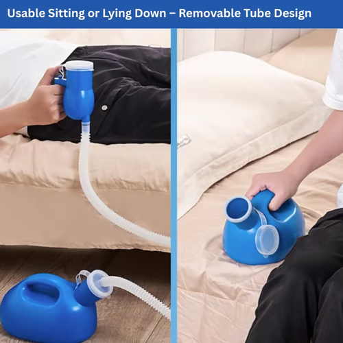 2000ml Men's Urinal – Sleep Easy, Stay Dry, No Spills