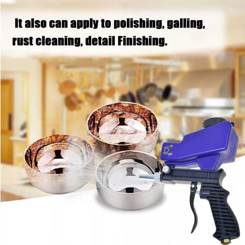 Gravity Sandblasting Tools, Pneumatic Sandblasting Set, Rust Blasting Device Adjustable Blasting Machine, Pneumatic Blasting Tools Set, Professional Car Body Repair Tool for Car Repair, Sandblasting Accessories
