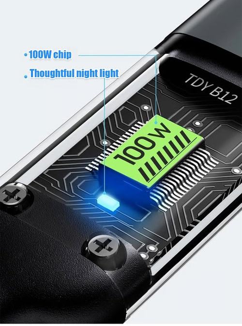 Transparent Luminous Super Fast Charging 3-in-1 Data Cable