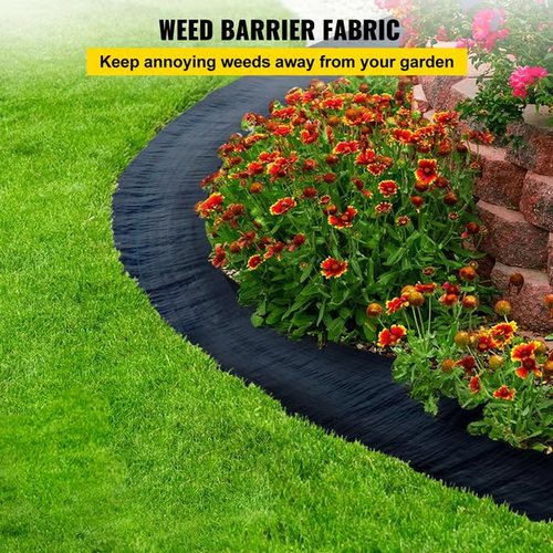 🔥Premium Woven Weed Barrier（Size: 0.5*5m）