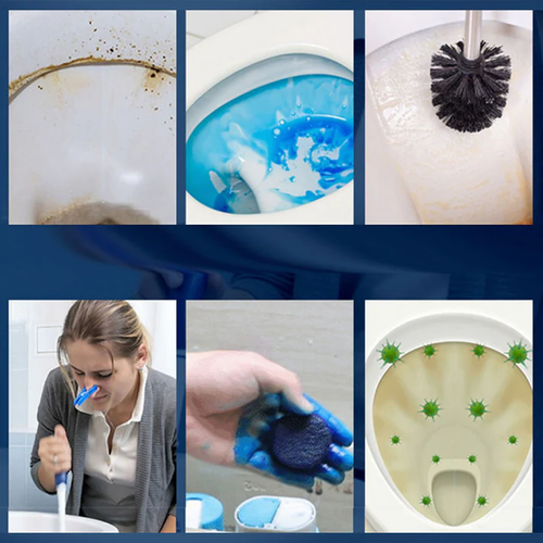 🔥BUY 2 GET 3 FREE🍋Lemon Scent Toilet Bowl Cleaner Tablets