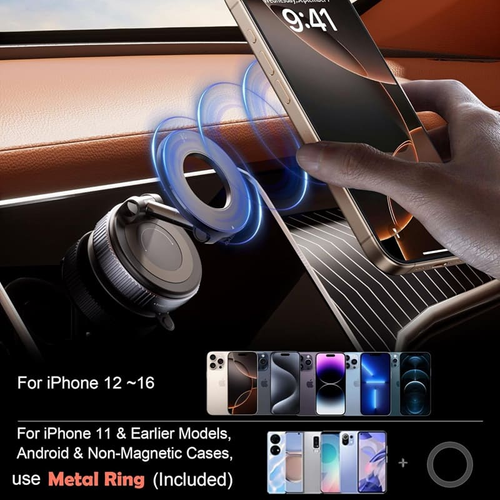 Strong Magnetic Car Phone Holder for MagSafe