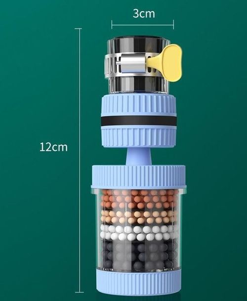 Six Layers Tap Water Filter Kitchen Faucet Mounted Clean Water Remove Battery and Chlorine Water Purifier for Household