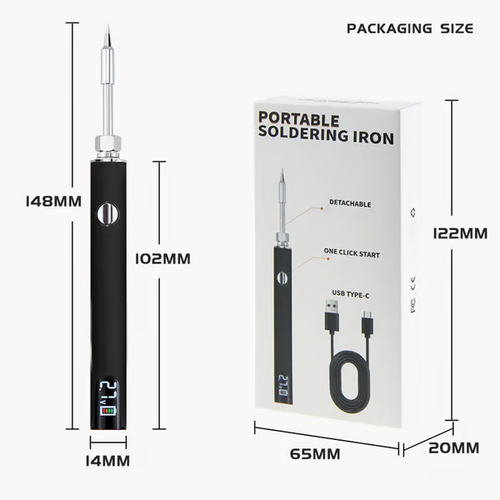 Portable Digital Display Soldering Iron Kit