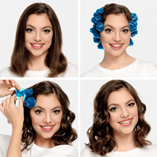🌹Heatless Hair Curlers 'It's like a magic wand that creates perfect curls, beachy waves, springy and voluminous every time, my hair just stays in place' -Courtney