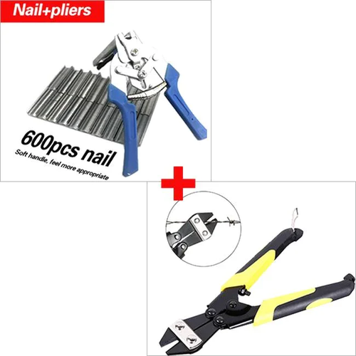 😎Building a wire fence with Type M Nail Ring Pliers,makes your work efficiency with the automatic nailing design, all you have to do is to clip through it. Get Yours here👉👉