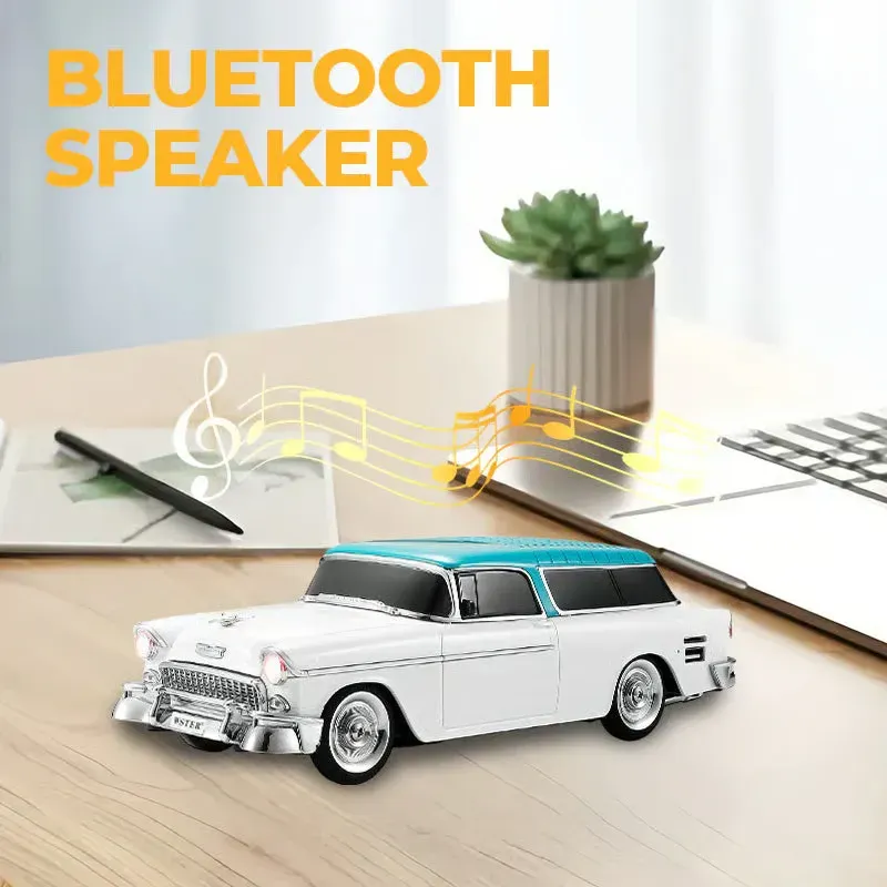 ⌛Last Day 50% OFF🔥Retro Car Model Wireless Bluetooth Speaker🎵