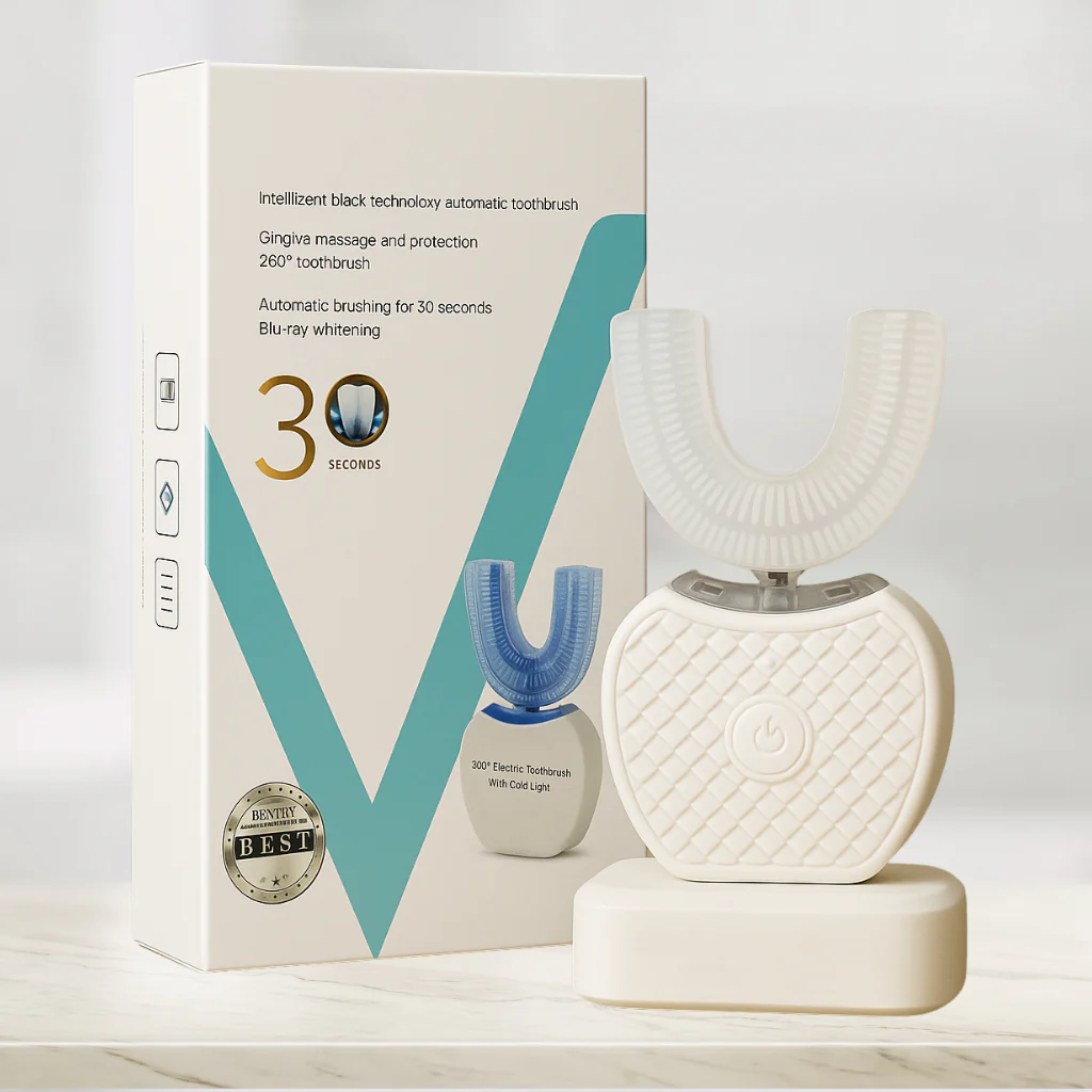 ⌛Last Day 50% OFF🔥U-shaped electric toothbrush, only 30 seconds a day, you can have a white smile