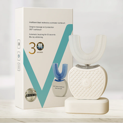 ⌛Last Day 50% OFF🔥U-shaped electric toothbrush, only 30 seconds a day, you can have a white smile