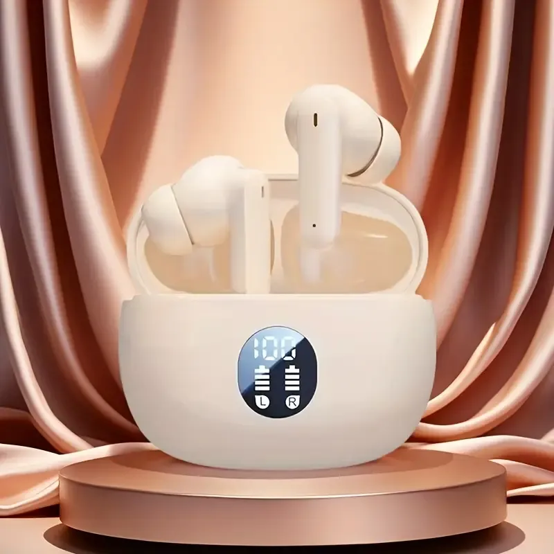 Wireless Earbuds with LED Display