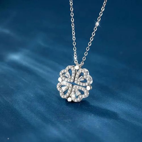 ⏳Limited Sale 50% OFF🔥Clover Heart Necklace🍀