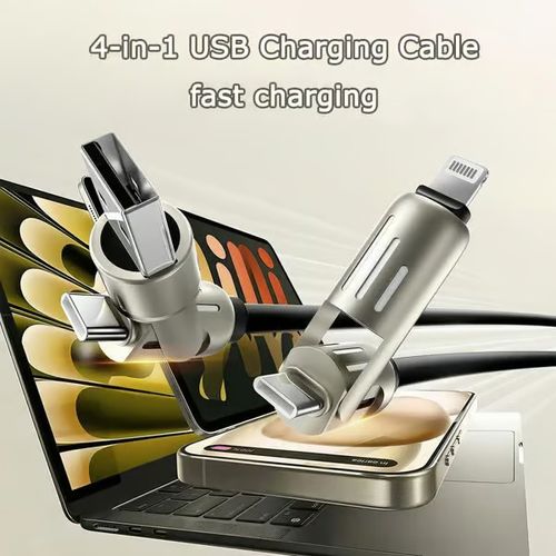 ⏳Limited Sale 50% OFF🔥4-in-1 USB Charging Cable Fast Charging Max 240w⚡