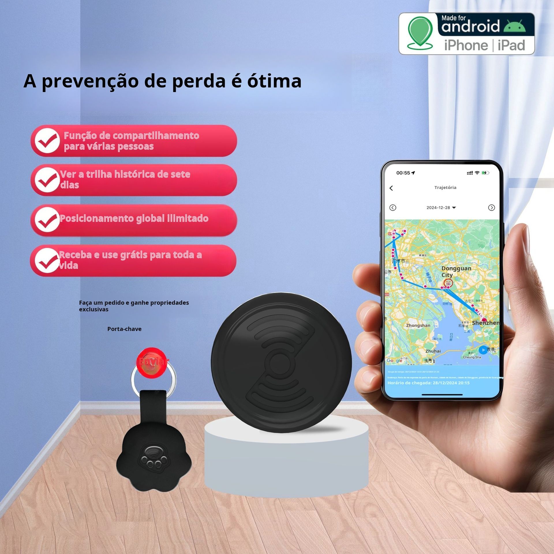 Localizador GPS Android Apple universal
