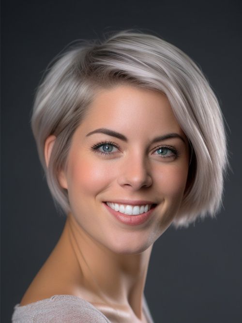 Elegant Short Lace Front Bob Wigs with Baby Hair