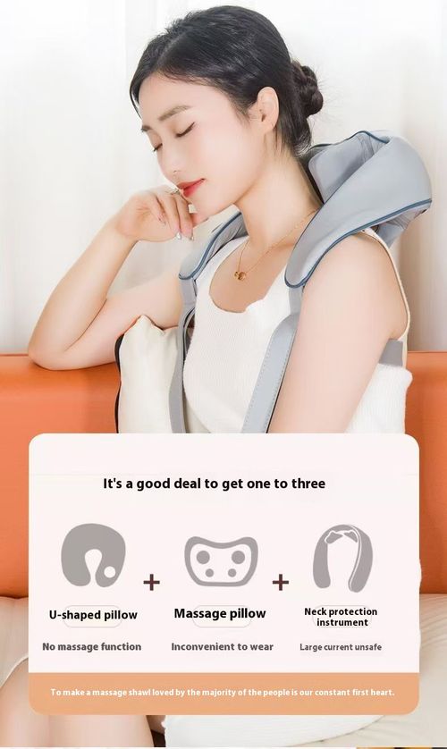 Home Shoulder and Neck Massager Neck Massager Shoulder Back Waist Kneading Cervical Vertebra Multifunctional Shawl