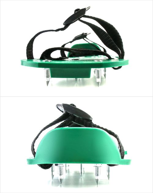 Buy 1 Get 2 Green Lawn Aerator Shoes with Heavy-Duty Straps and Soil Aerating Spikes for Grass, Garden and Yard Care, Easy Lawn Aeration Tool, COD Free Shipping and Pay on Delivery