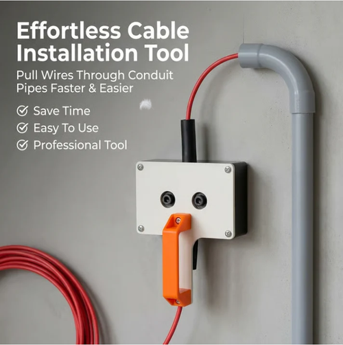 High-Efficiency Cable Traction Tool - Ultimate Solution for Easy Wiring