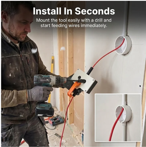 High-Efficiency Cable Traction Tool - Ultimate Solution for Easy Wiring