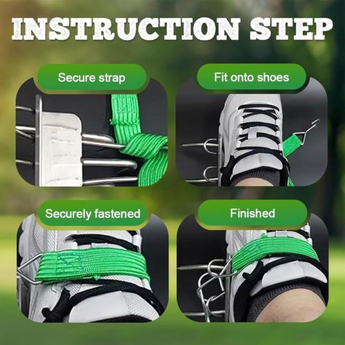 Heavy Duty Tree Climbing Spikes Shoes, Secure Pole Climbing Stairs Equipment, Durable Tree Climbing Accessory Tool for Arborist Tree Pruning Trimming and Outdoor Tree Maintenance Operations