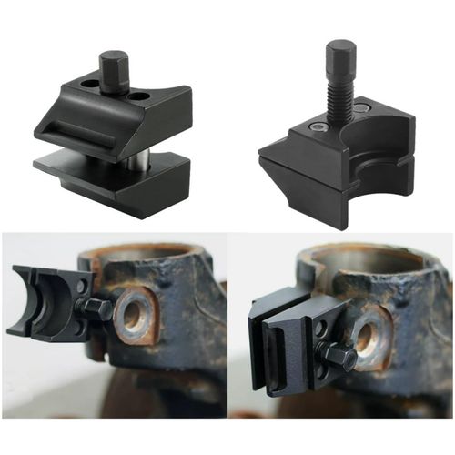 Heavy-Duty Dual-End Strut Hub Steering Knuckle Spreader, Automotive Suspension Strut Split Spreader and Lower Ball Joint Separator Tool Compatible with Most Vehicle Models