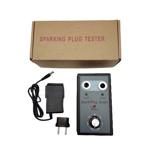 Adjustable Double Hole Spark Plug Tester, Automotive Ignition Plug Analyzer Detector, Professional Testing Tool for Car Spark Plug and Ignition System Inspection