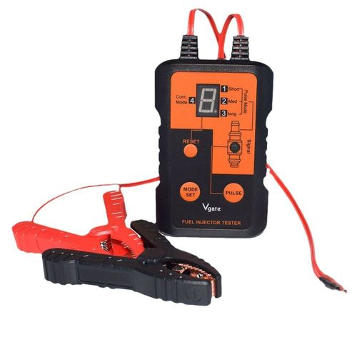 12 Volt Automotive Fuel Injector Tester and Cleaner Tool Kit with Four Adjustable Pulse Modes, Simultaneous Testing and DIY Cleaning Controller for Car Fuel Injector Inspection & Maintenance