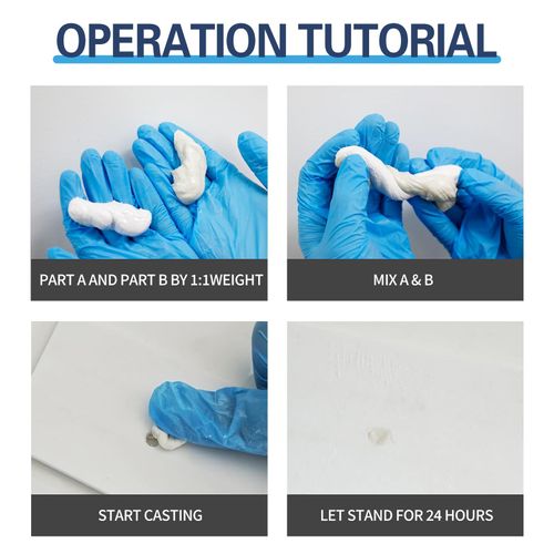 100g Fast Curing Epoxy Putty Two Part High Strength Repair Filler Clay, Multipurpose Adhesive Putty for Sculpting Modeling Crafting Bonding Plastic Metal Ceramic Wood Tile Glass Buy 1 Get 5